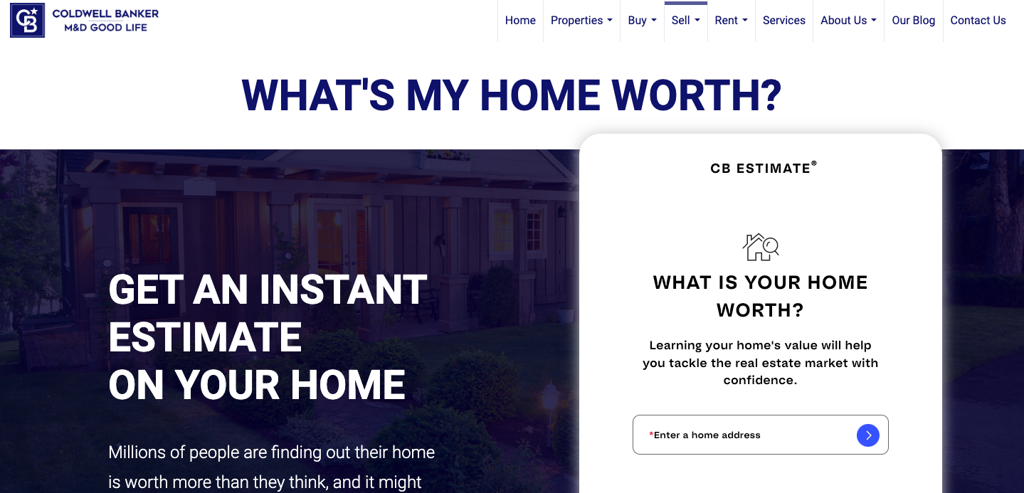 What's My House Worth Coldwell Banker M&D Good Life Long Island